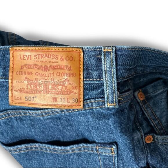 Levi’s 501XX French 31x30 Button Fly Jeans – Classic Fit - Picture 5 of 7